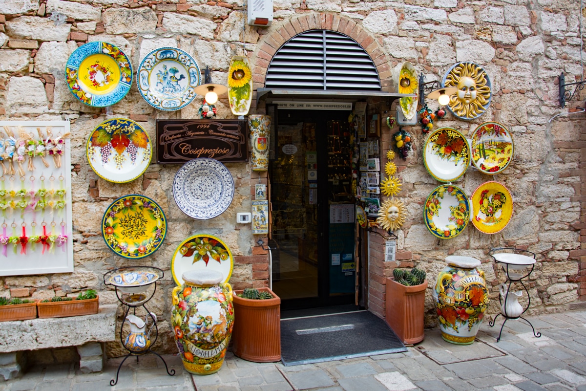 Le botteghe di Bagno Vignoni